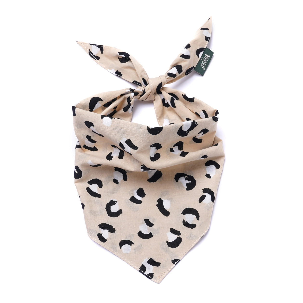 Bandana pour chien - Léopard beige