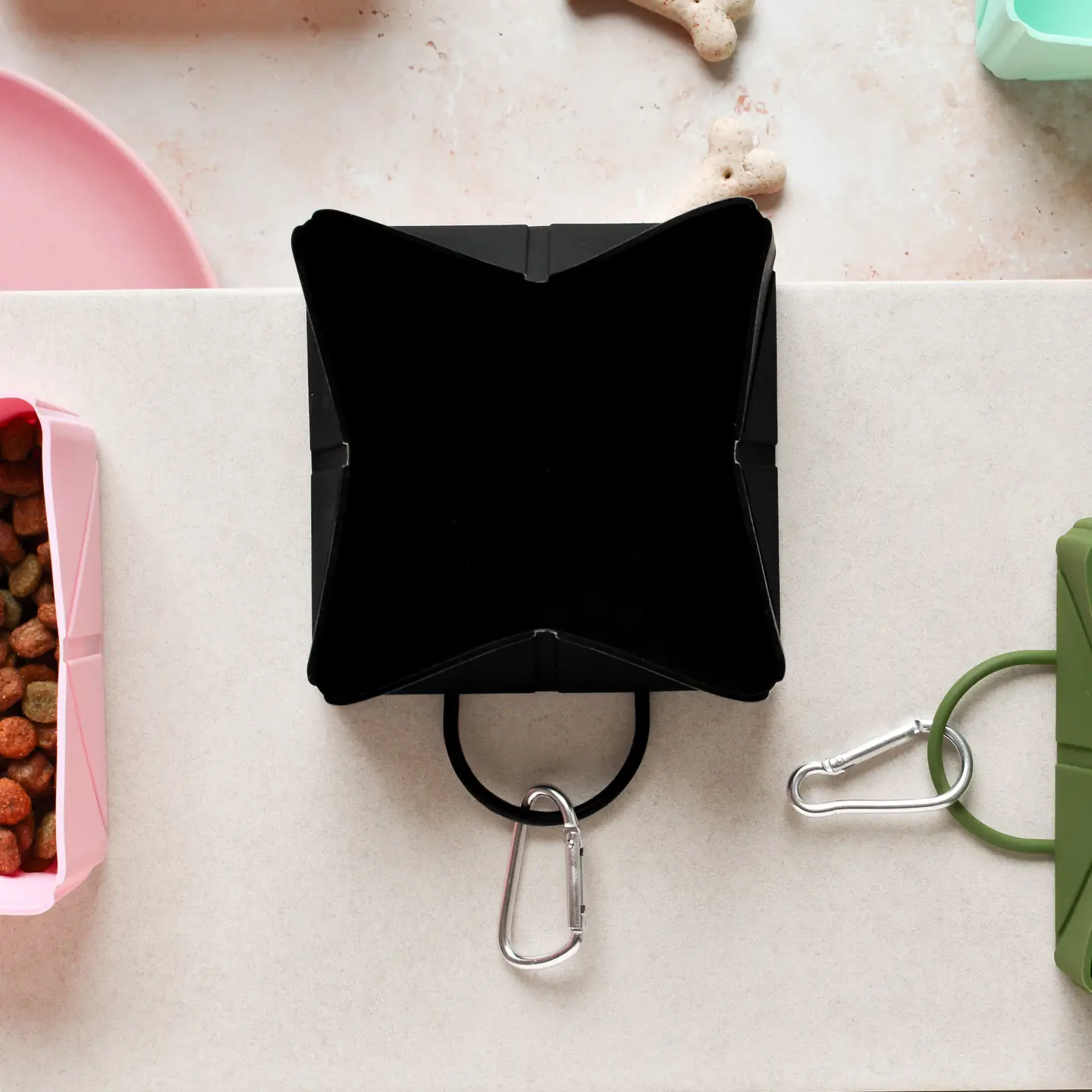Bol de voyage pliable - Noir-Gourdes et gamelles de voyage-Muzon