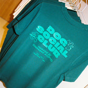 T-shirt "Dog social club" Vert