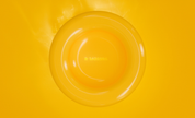 Gamelle acrylique - Jaune