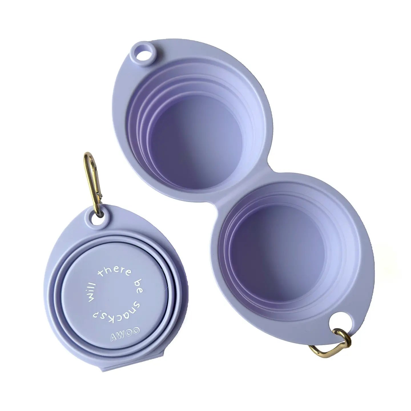 Gamelle de voyage pliable - Lavande