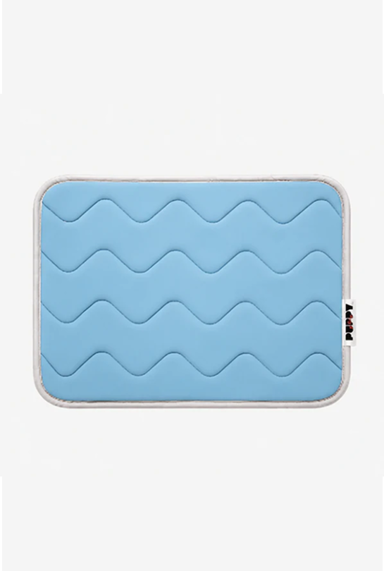 Tapis rafraichissant à mémoire de forme - Bleu