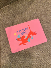 Carte Postale Muzon - Eat play love