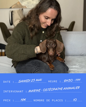 Atelier #13 : Ostéopathie canine - 23.05.2026