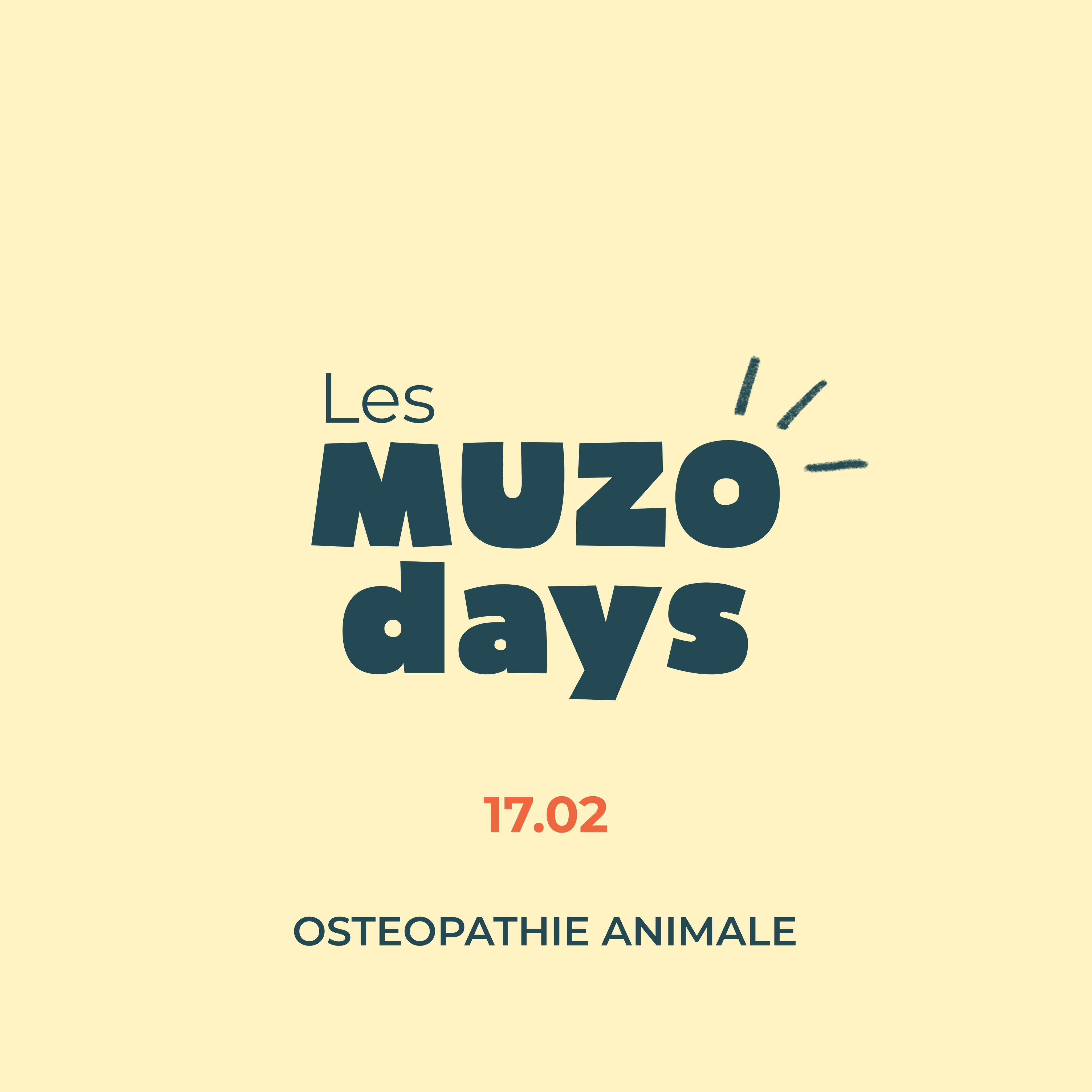 Muzo Days #1 - Ostéopathie animale avec Marine Passe - 17.02.2024