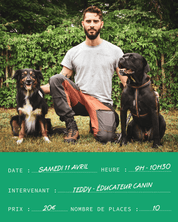 Atelier #12 : Initiation théorique aux premiers secours canins - 11.04.2026