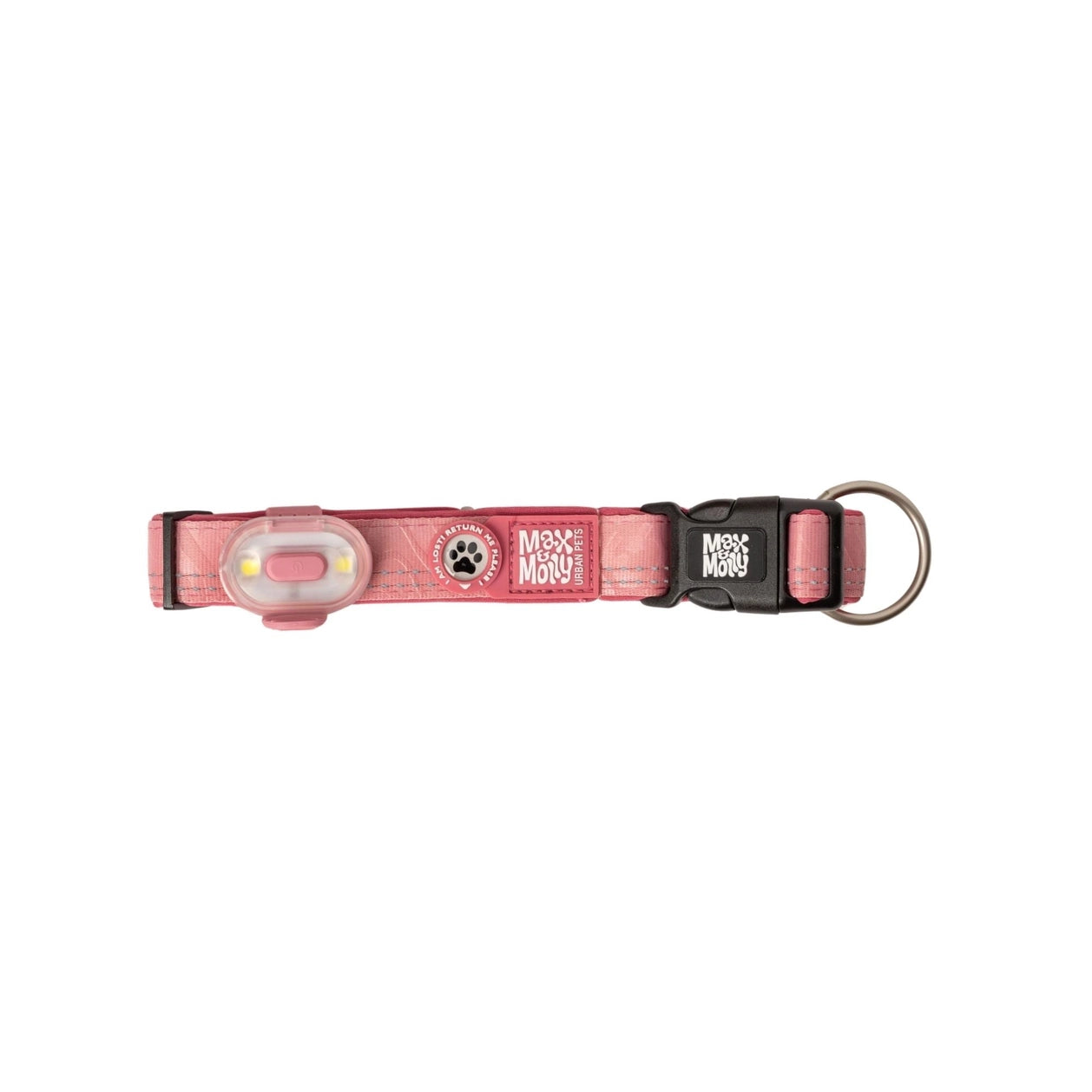 Lumière haute visibilité pour chien - Rose