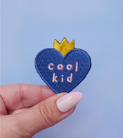 Badge thermocollant pour chiens "Cool kid"