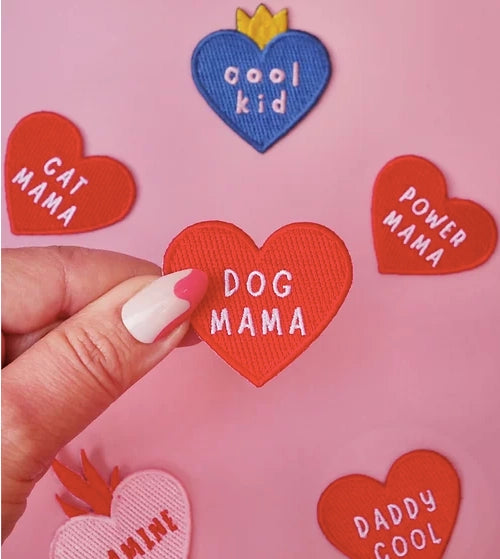 Badge thermocollant "Dog mama"