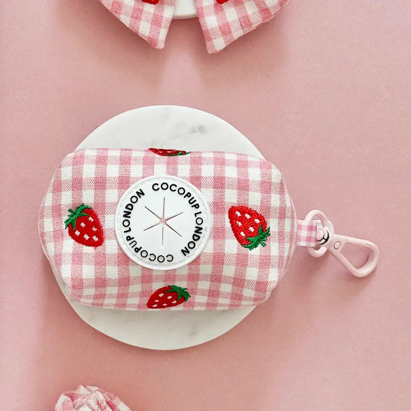 Porte-sac à déjections - Fraises
