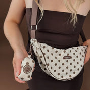 Porte-sac à déjections - Pois marron