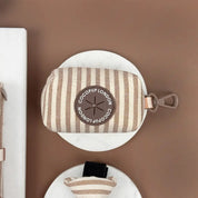 Porte-sac à déjections - Rayures marron