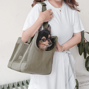 Hundetragetasche – Khaki