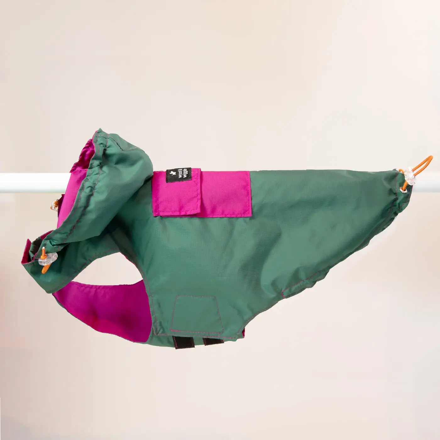 Anorak - Vert et rose-Manteaux et pulls-Woof & Wiggle-Muzon