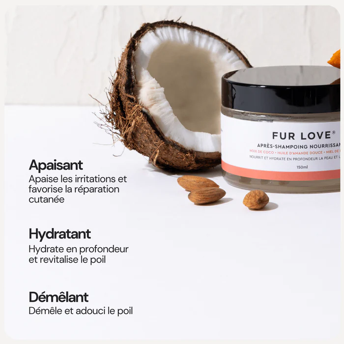 Après-shampoing nourrissant pour chien