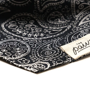 Bandana Collier chien - Motif Cachemire noir