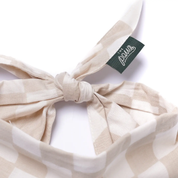 Bandana pour chien - Damier beige