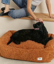 Canapé pour chien en moumoute - Moutarde