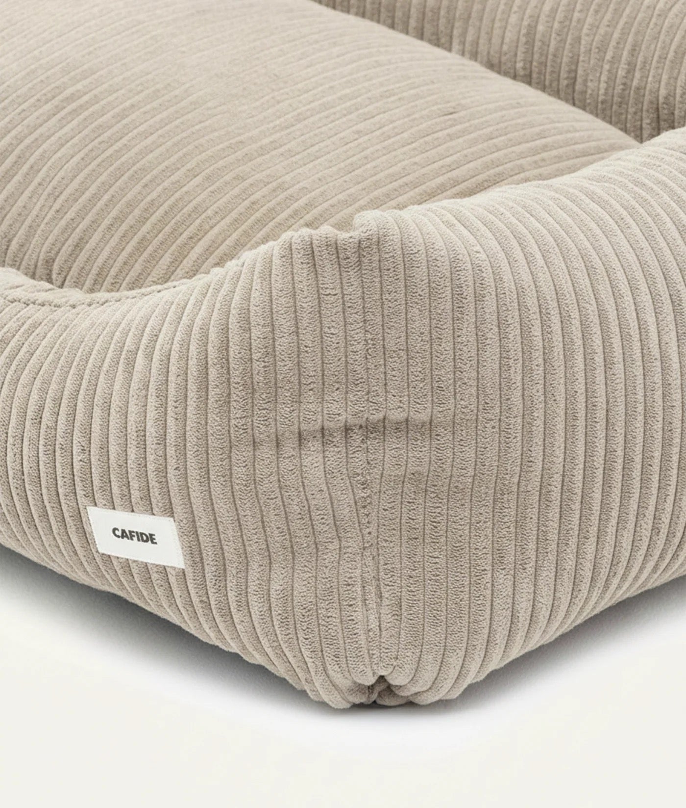 Canapé pour chien en velours côtelé - Beige