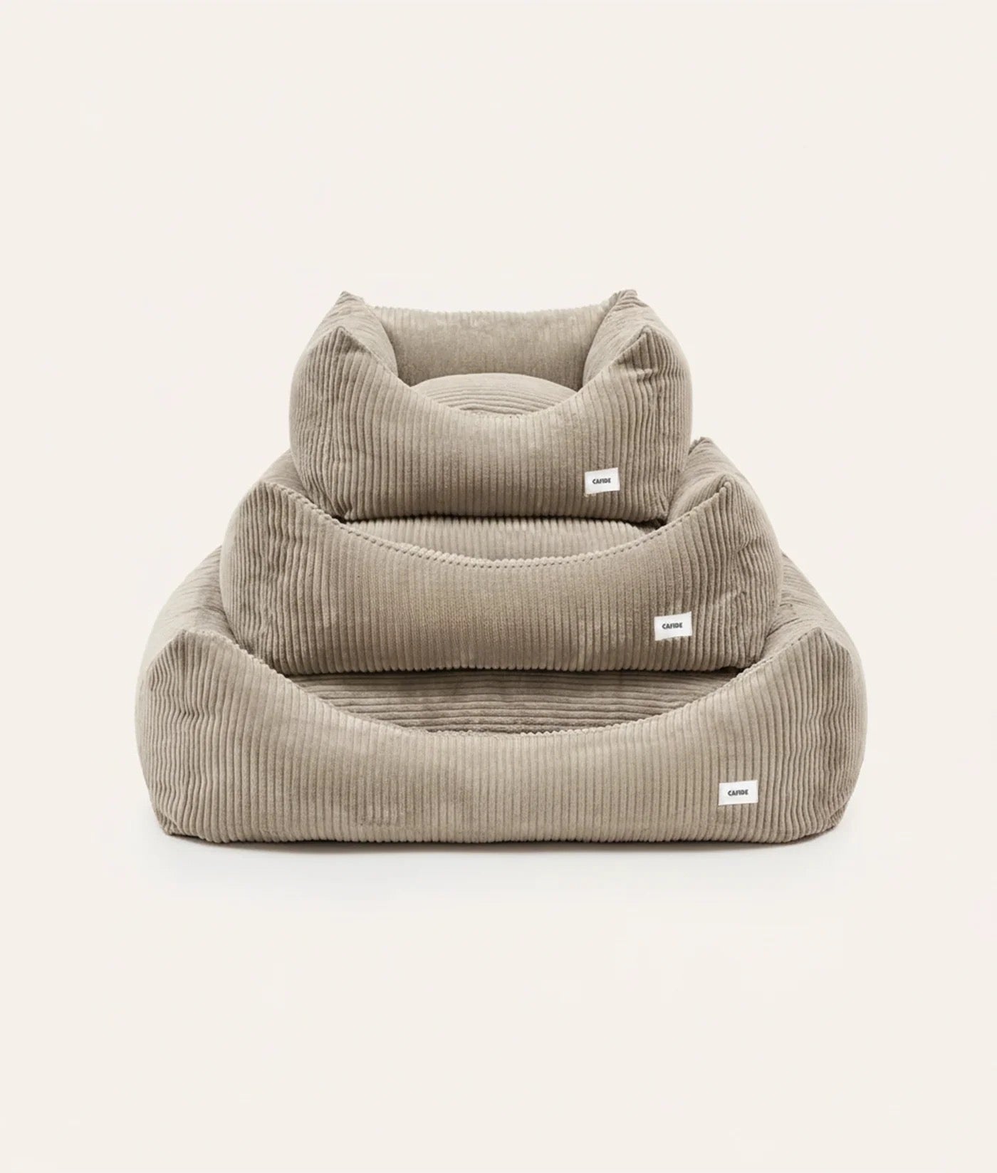 Canapé pour chien en velours côtelé - Beige