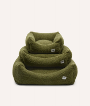 Canapé pour chien en moumoute - Vert