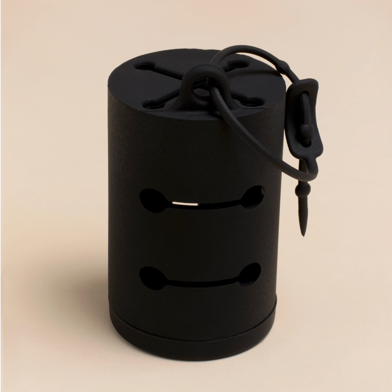 Distributeur de sacs a crottes en silicone - Noir - Muzon