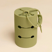 Distributeur de sacs à crotte en silicone - Olive-Accessoires-Awoo-Muzon