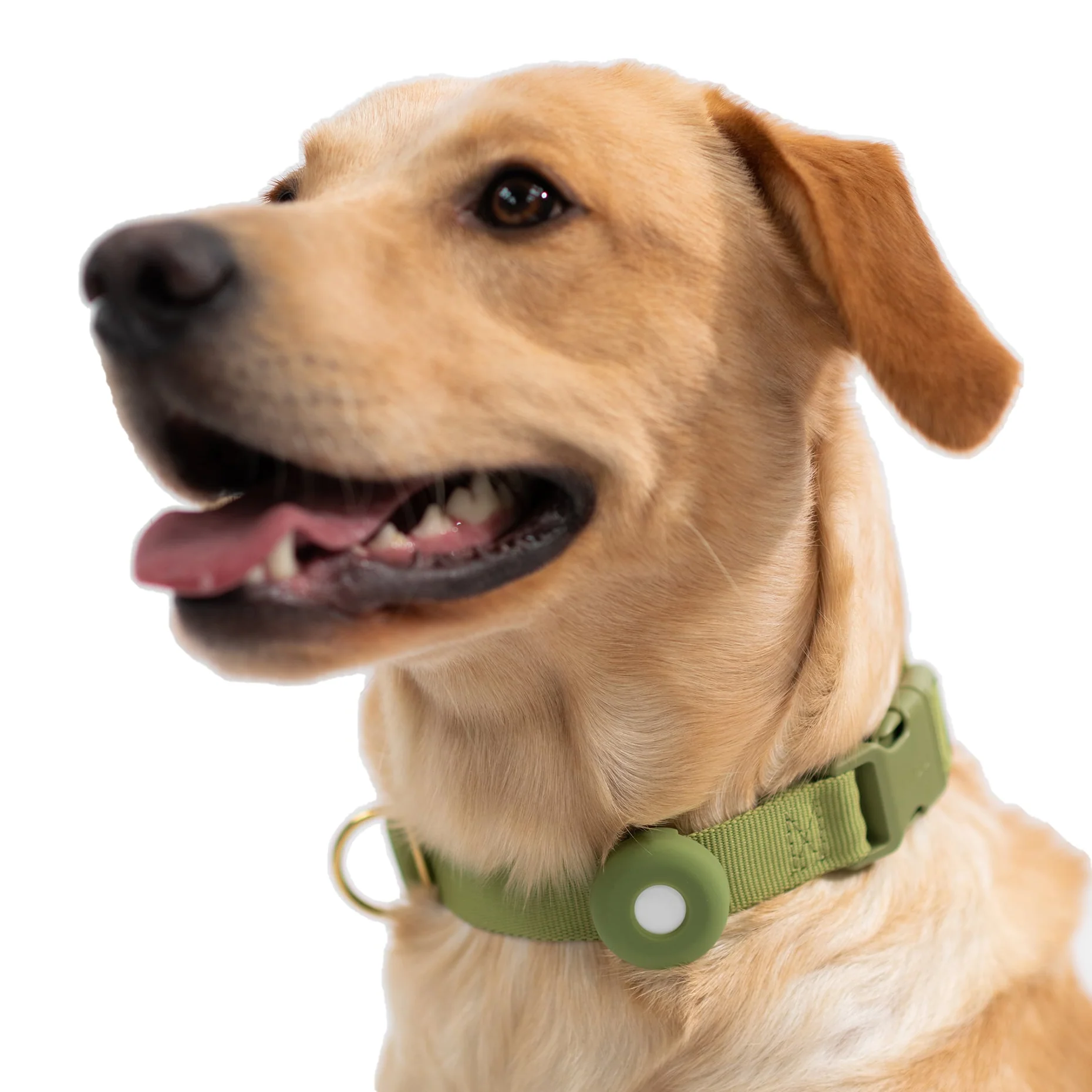 Etui Airtag gps en silicone - Olive-Accessoires-Awoo-Muzon