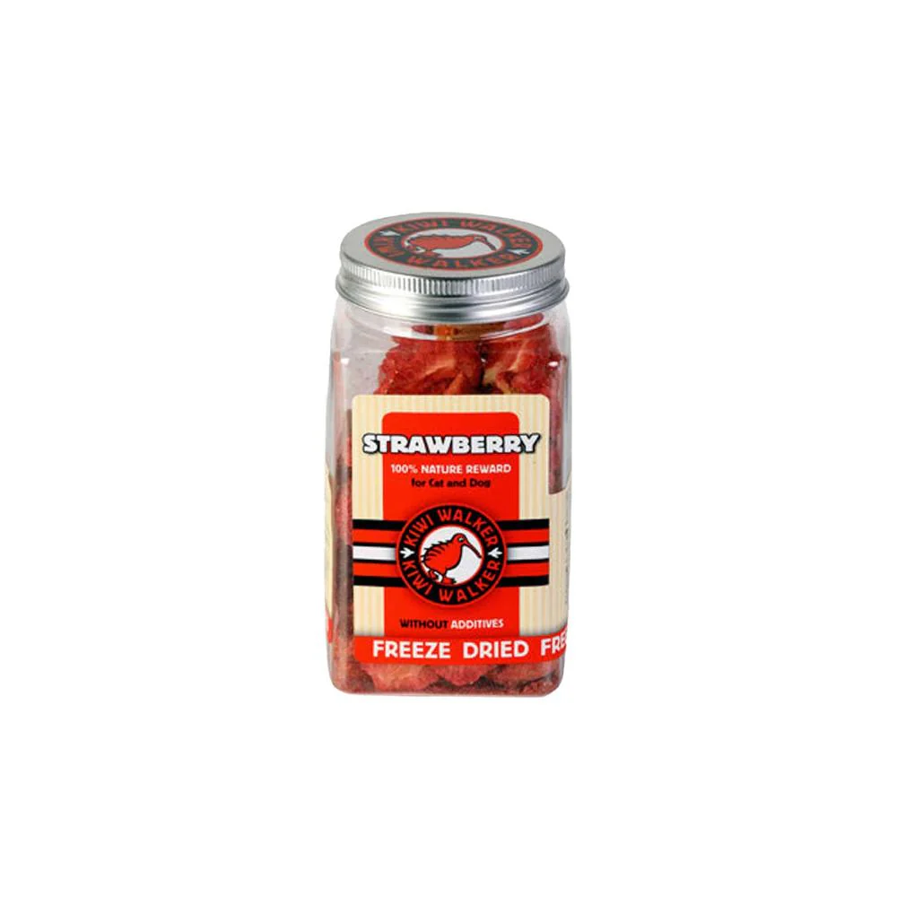 Fraises déshydratées - Friandises naturelles pour chien