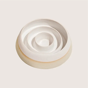 Gamelle anti-glouton en céramique - Blanc-Gamelles-Pawness-Muzon