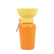 Gourde de voyage rétractable - Orange et jaune