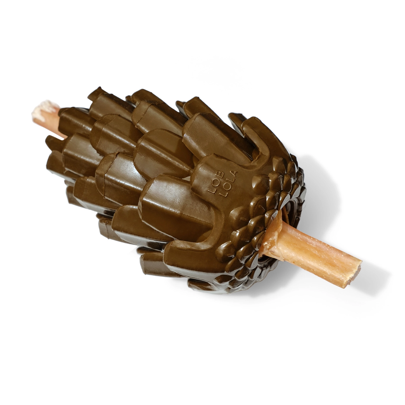 Jeu d'occupation pour chien en forme de pomme de pin