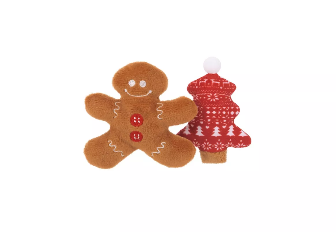 Jouet pour chat - Le biscuit et le sapin de Noël