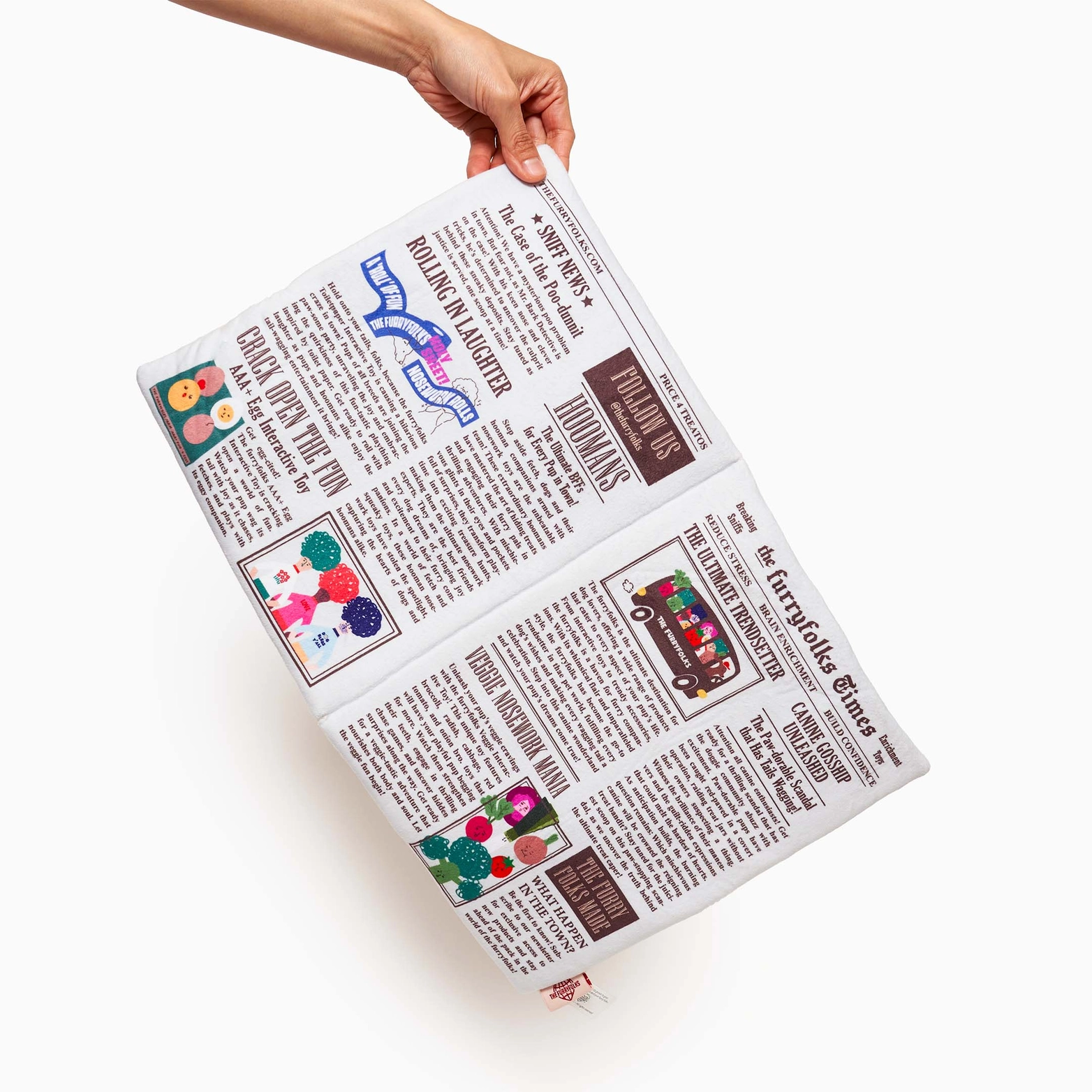 Tapis de fouille - Le journal