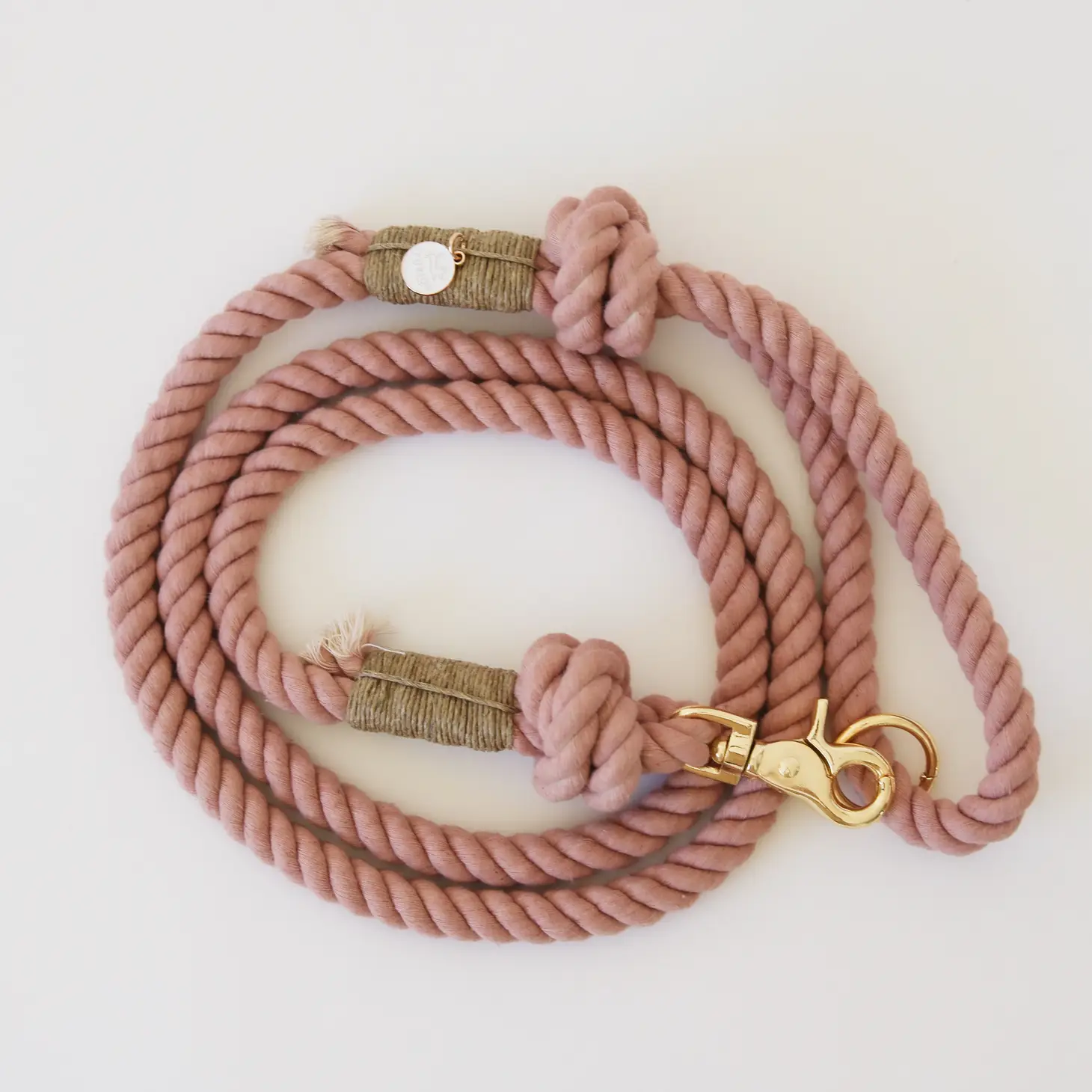 Laisse en corde - Rose Water-Laisses-Furlou-Muzon