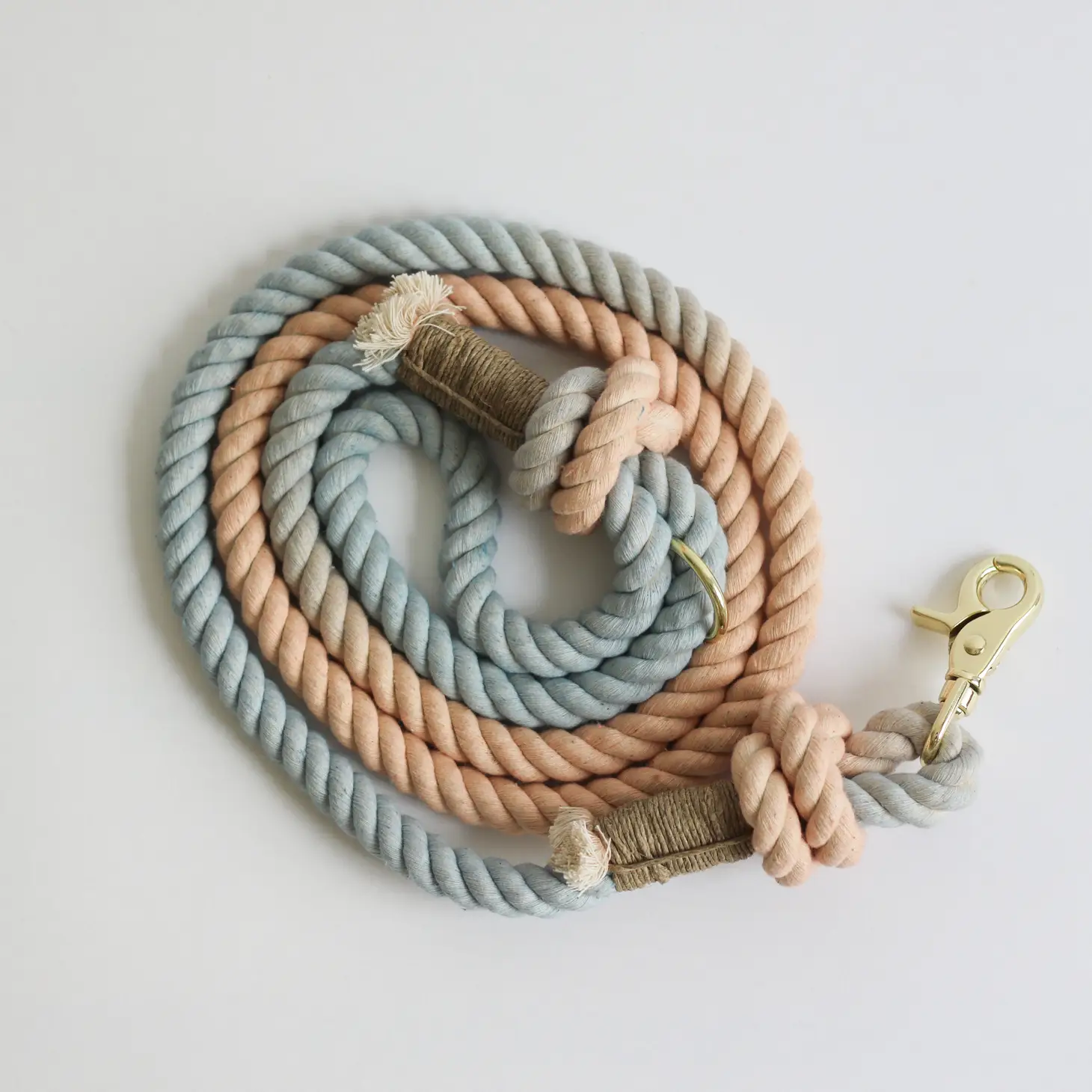 Laisse en corde - Sunset Sherbet-Laisses-Furlou-Muzon