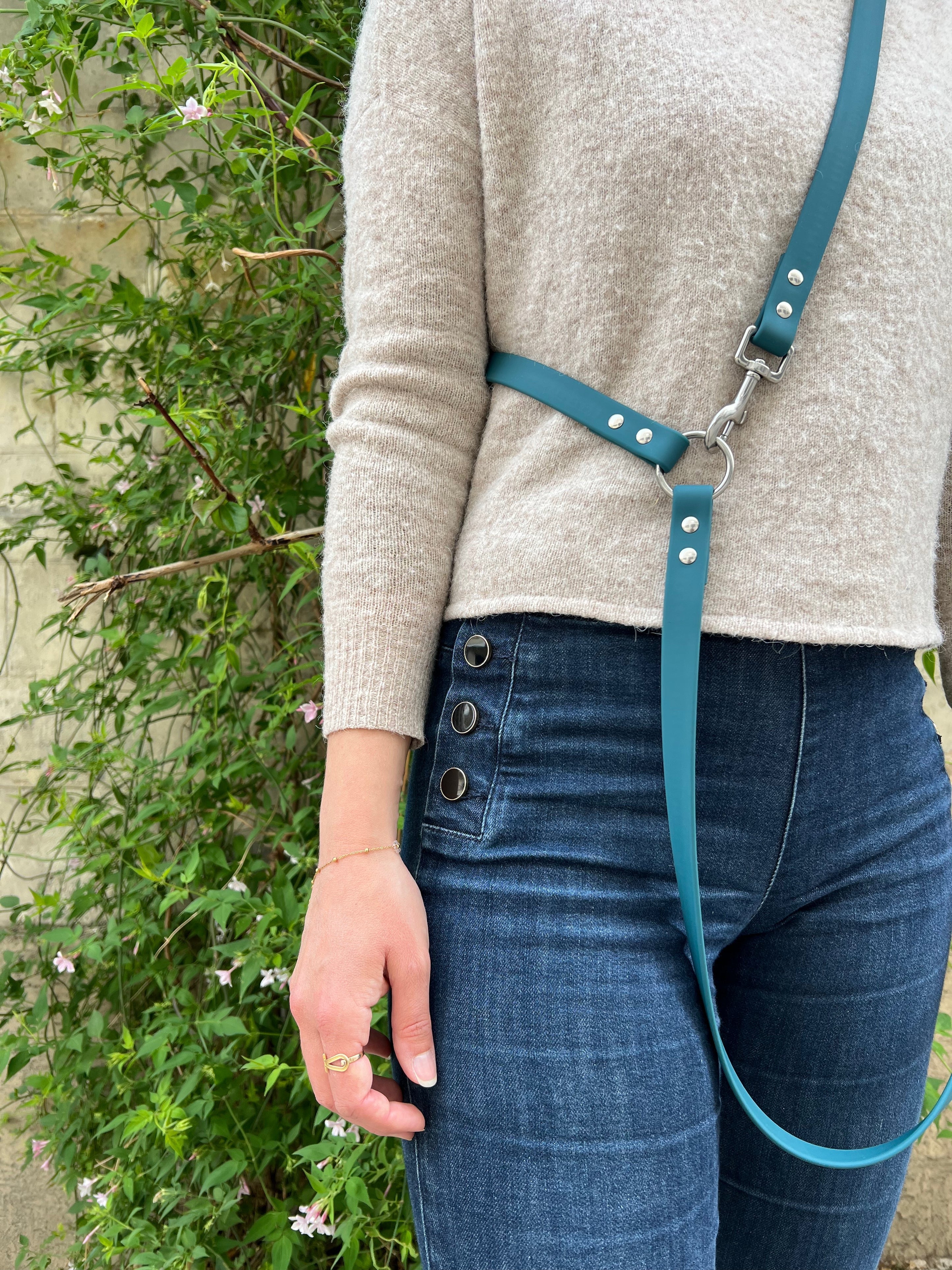 Laisse multi-positions waterproof - Vert Muzon