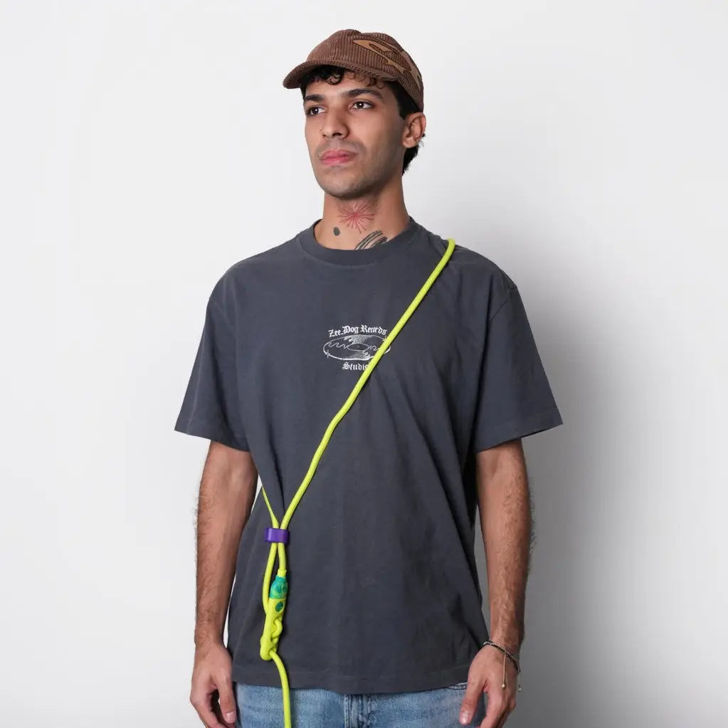 Laisse imperméable mains libres - Neopro fluo