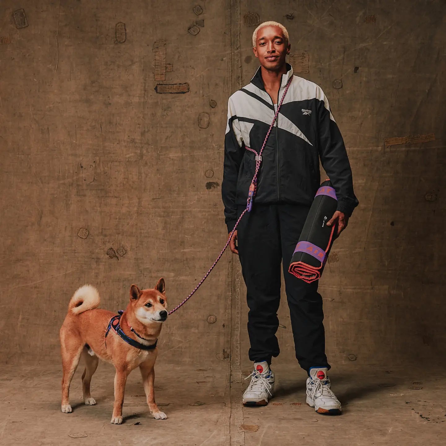 Laisse en corde mains libres - Reebok court