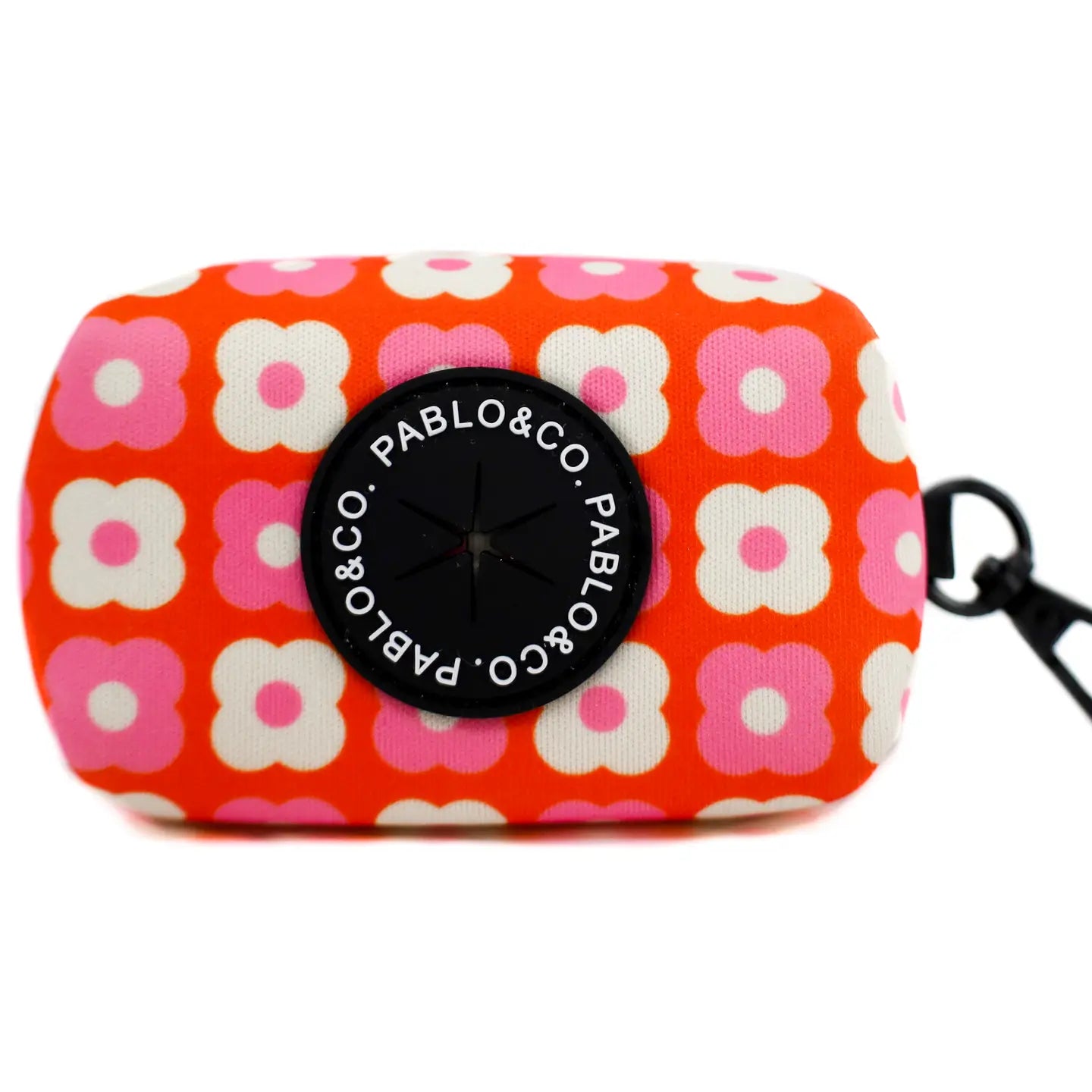 Porte-sac à déjections - Pink daisies