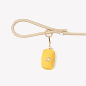 Porte-sac à déjections - Jaune