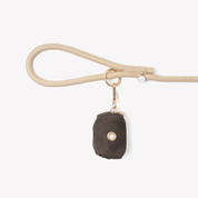 Porte-sac à déjections - Marron