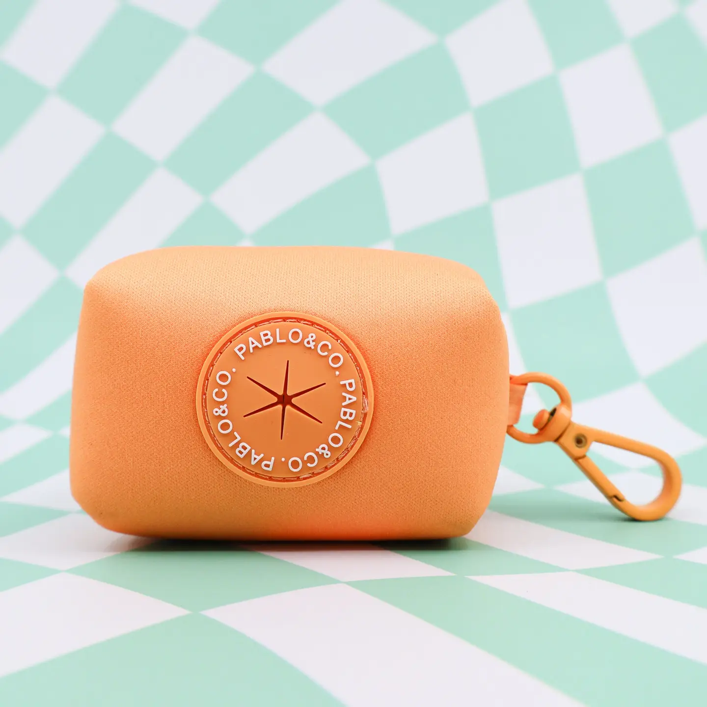Porte-sac à déjections - Orange