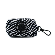 Dog Waste Bag Dispenser - Black and White Zebra
