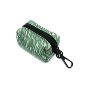 Kotbeutelhalter – Grün-weißes Zebra