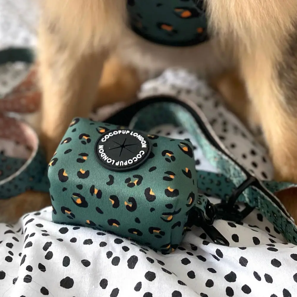 Hundekotbeutelhalter – Khaki Leopard