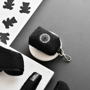 Plush Waste Bag Holder - Black