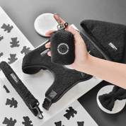 Plush Waste Bag Holder - Black