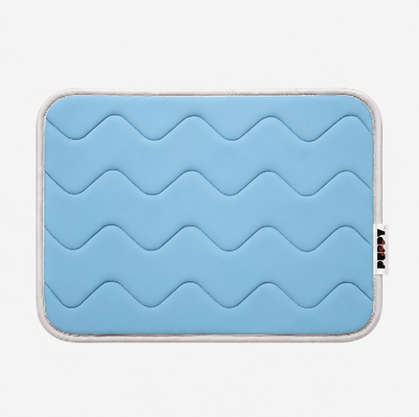 Tapis rafraichissant à mémoire de forme - Bleu