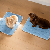 Tapis rafraichissant à mémoire de forme - Bleu